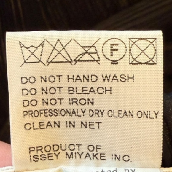 Issey Miyake Fete Y2K vintage sheer textured Black midi Dress 45091 - Picture 12 of 13